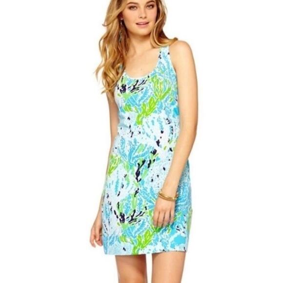 Lilly Pulitzer Cordon Dress Size Medium Racerback Lets Cha Cha Tank Preppy M - Picture 1 of 5